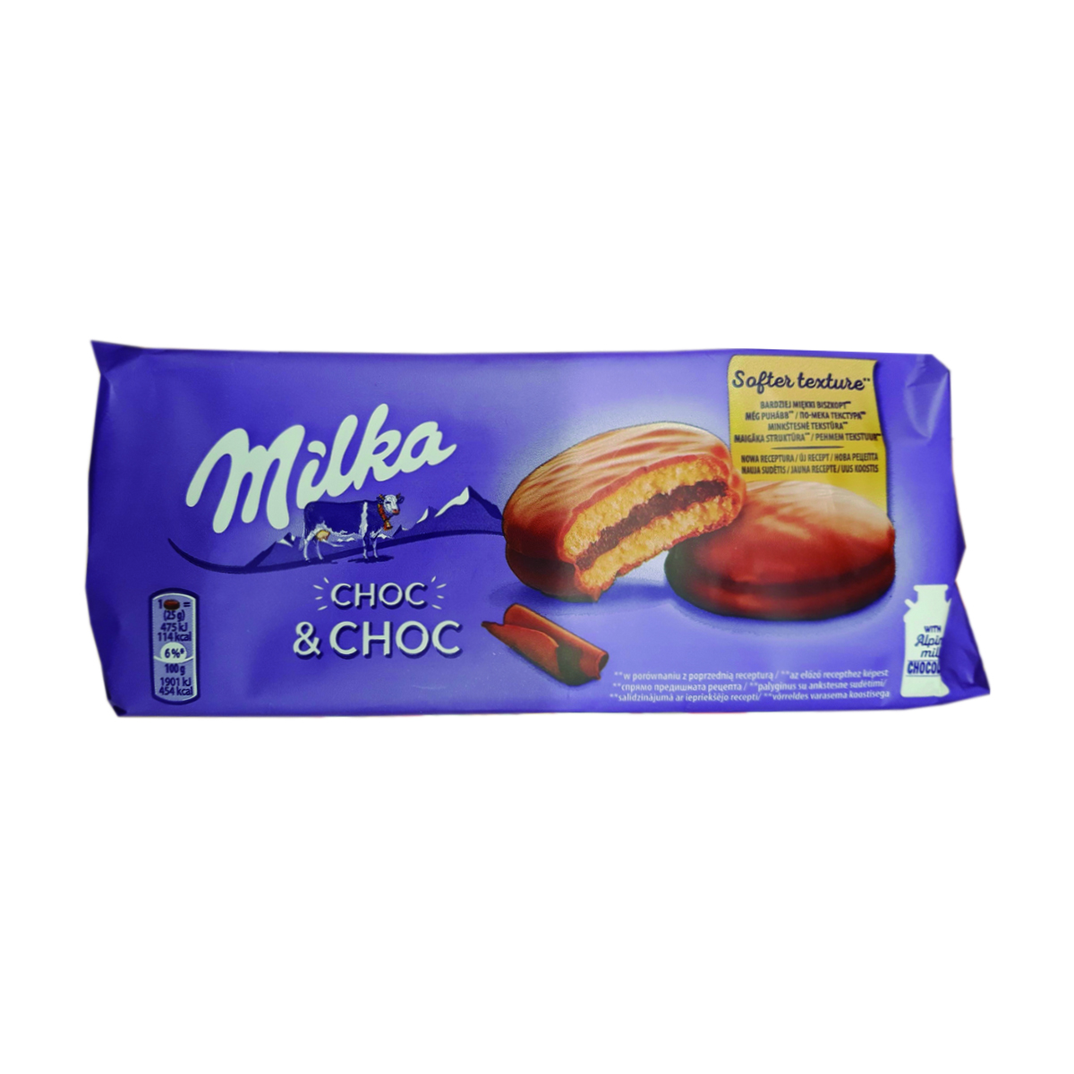 Milka Sandwich Delicioso Chocolate Con Leche Pack 4pzs