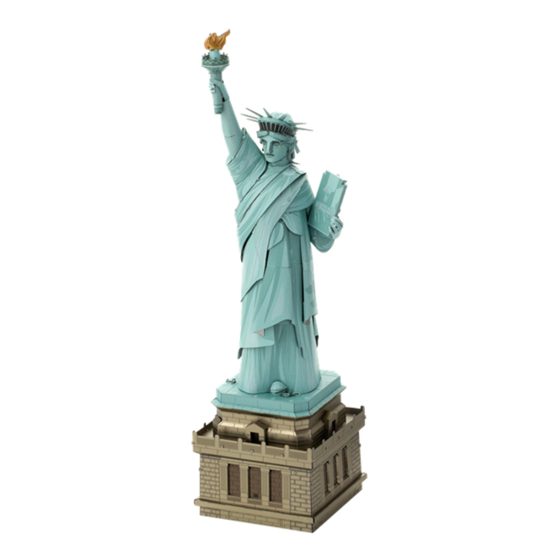 Rompecabezas Metálico 3d Estatua de la Libertad
