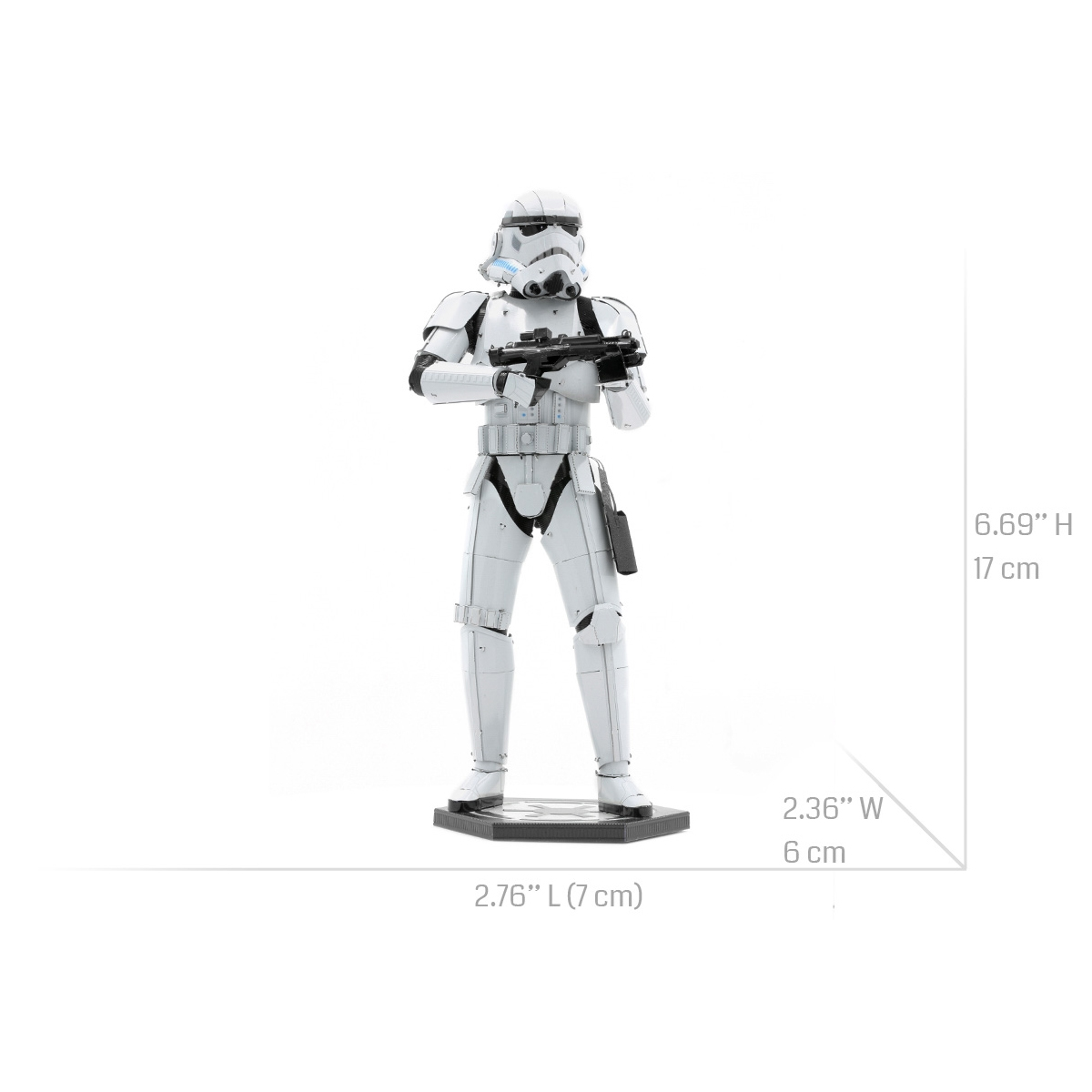 Modelo de Metal 3d Star Wars Stormtrooper