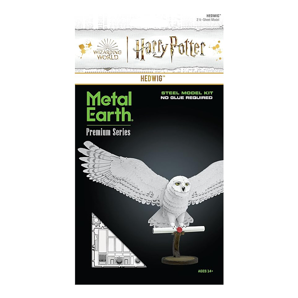 Rompecabezas Metálico 3d Premium Series Harry Potter - Hedwig