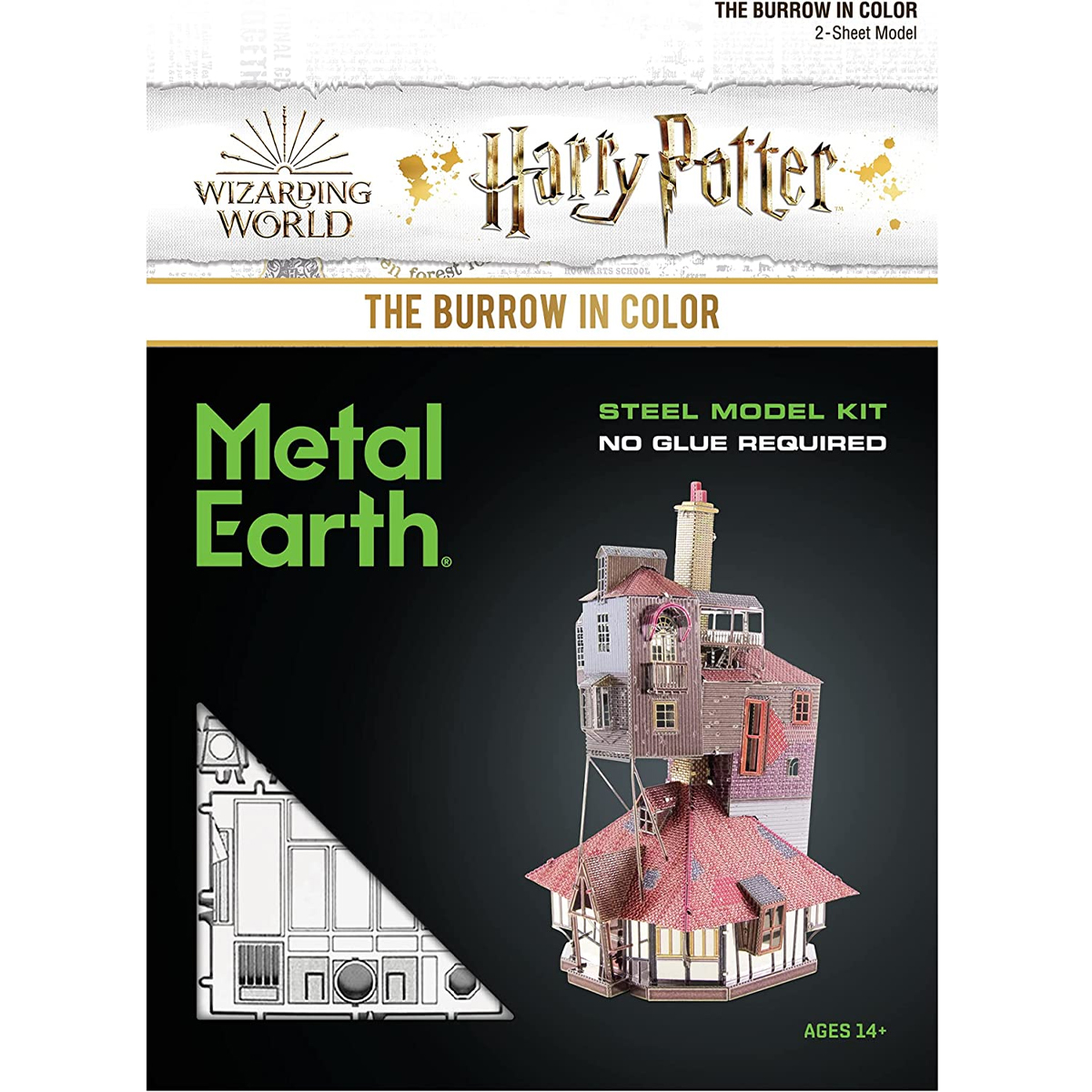Modelo de Metal 3d Harry Potter La Madriguera