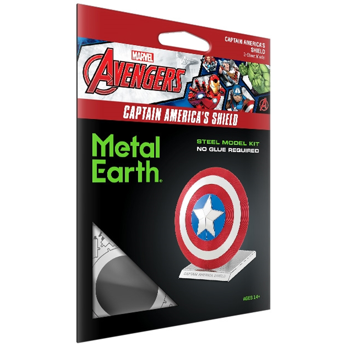 Rompecabezas Metálico 3d Marvel - Escudo del Capitán América