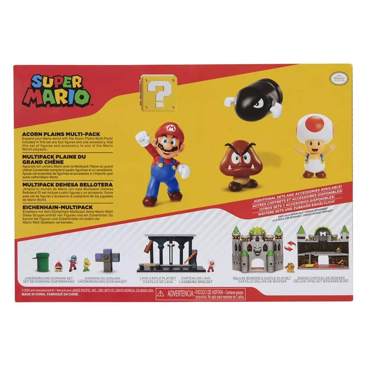 Set de Mario Bross en Caja x 5 personajes - Juguetería Brisitas