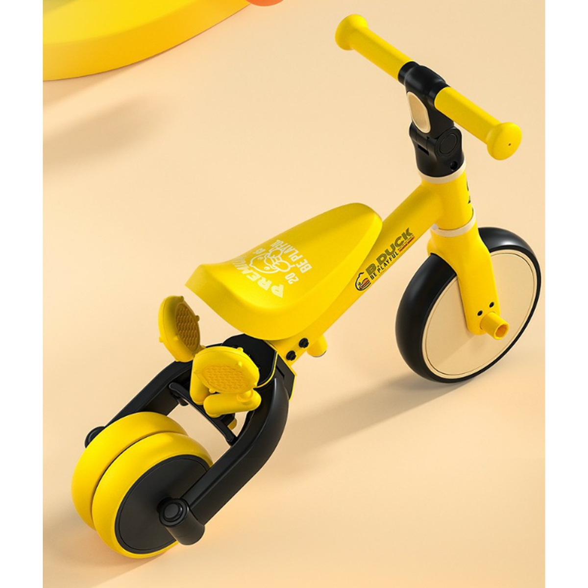Triciclo Infantil Entrenador Color Amarillo