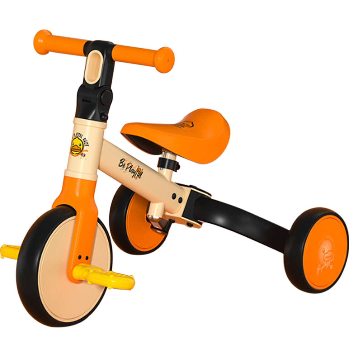 Triciclo Infantil Entrenador Color Naranja
