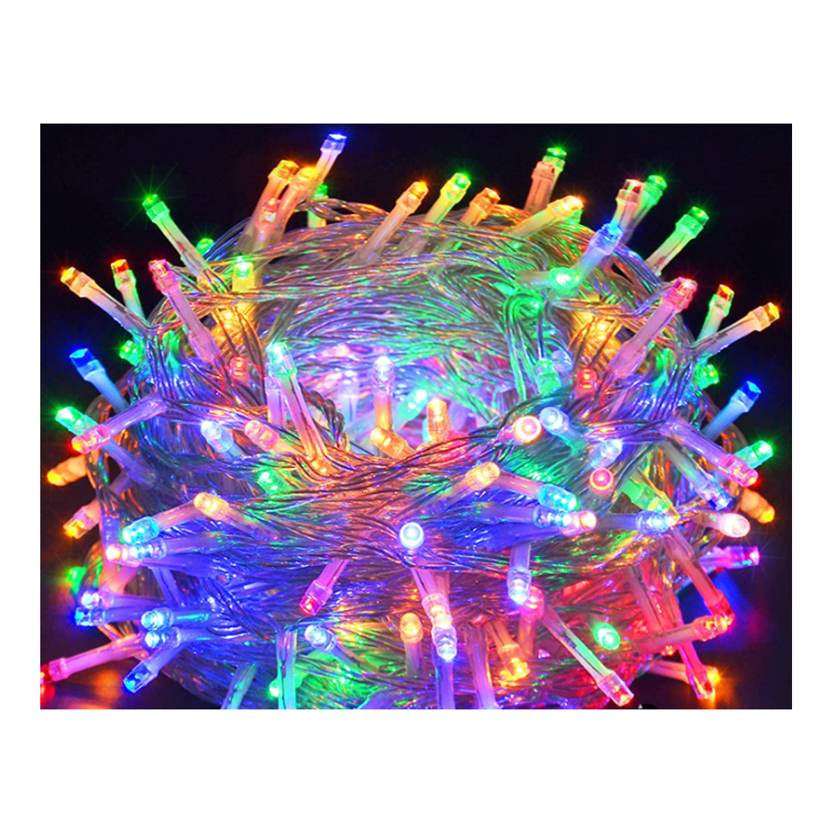 Cable de Luces para Navidad 20 Mts Multicolor