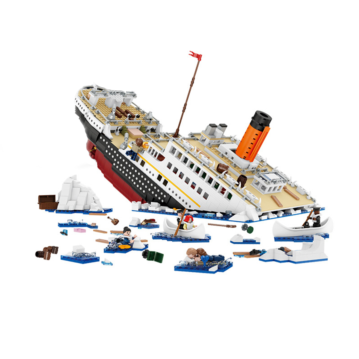 Mini Bloques Construcción Crucero Titanic Hundido