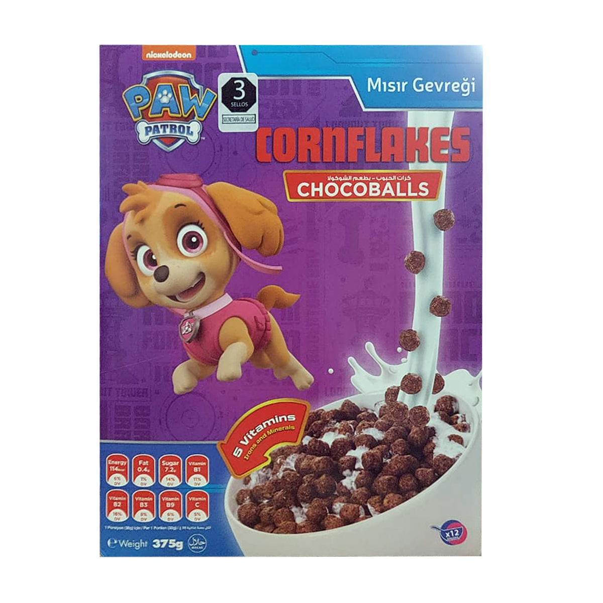 Cereal Corn Flakes Chocolate 8 Vitaminas 375 g