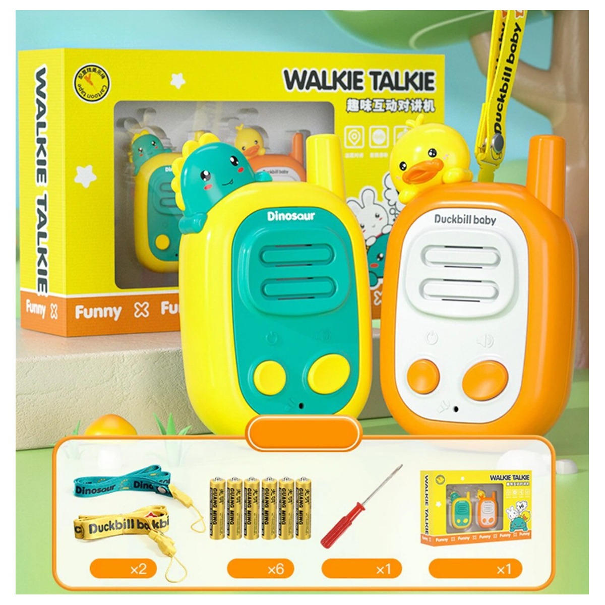Walkie-talkie Juguete para Niños Distancia de 3 Km