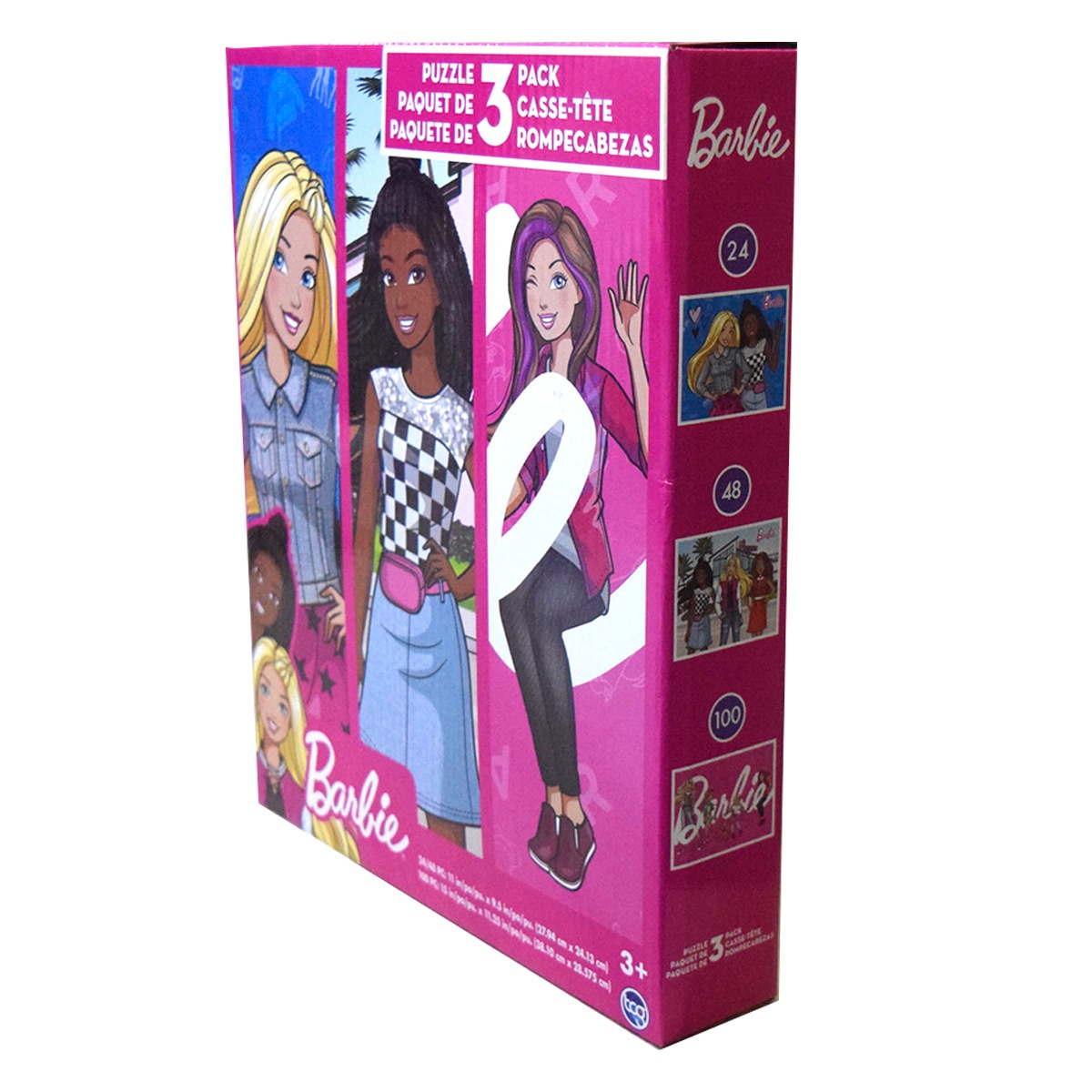 Rompecabezas Barbie 3 en 1