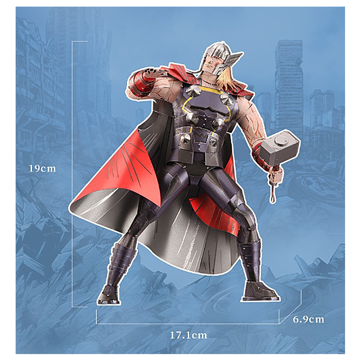 Rompecabezas de Metal 3d Thor
