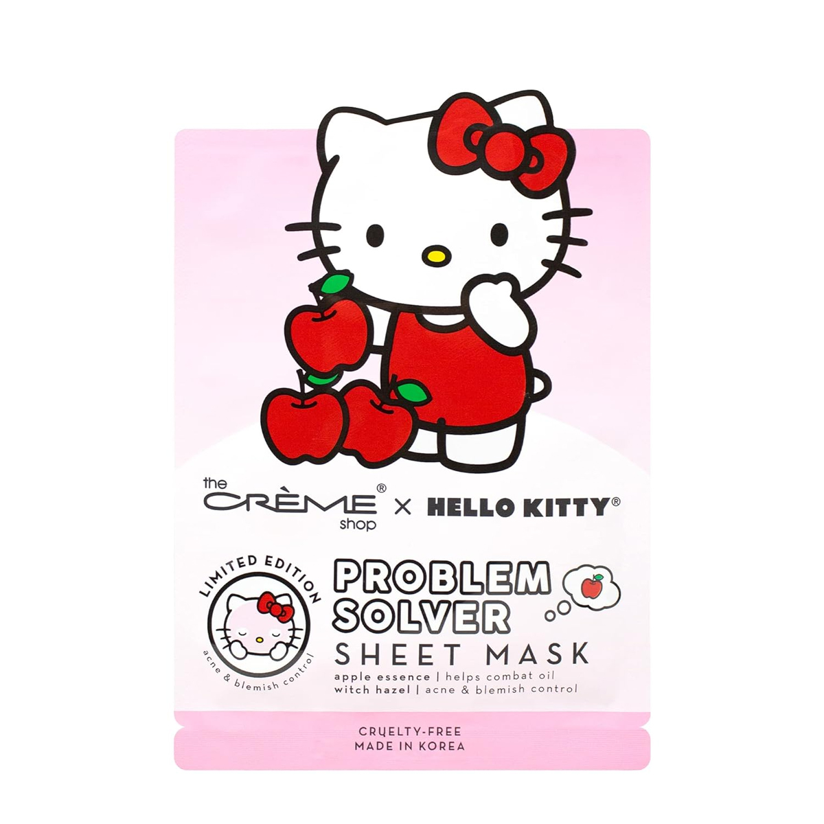 Kit de 3 Mascarillas Hoja de Solución de Problemas de Hello Kitty