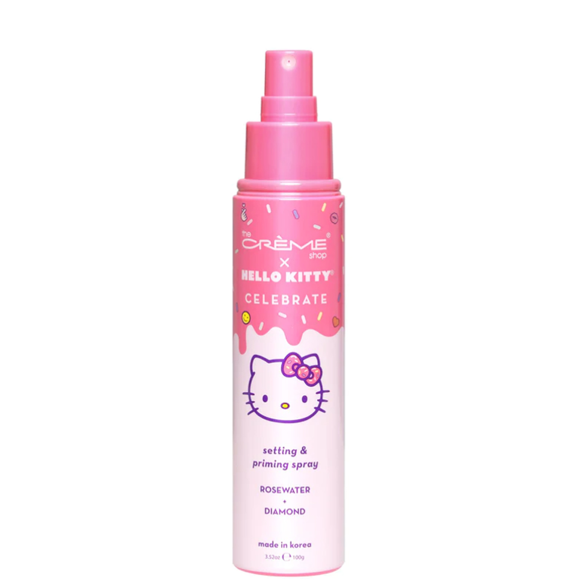 Spray Fijador Hello Kitty Celebrate - Agua de Rosas + Diamante