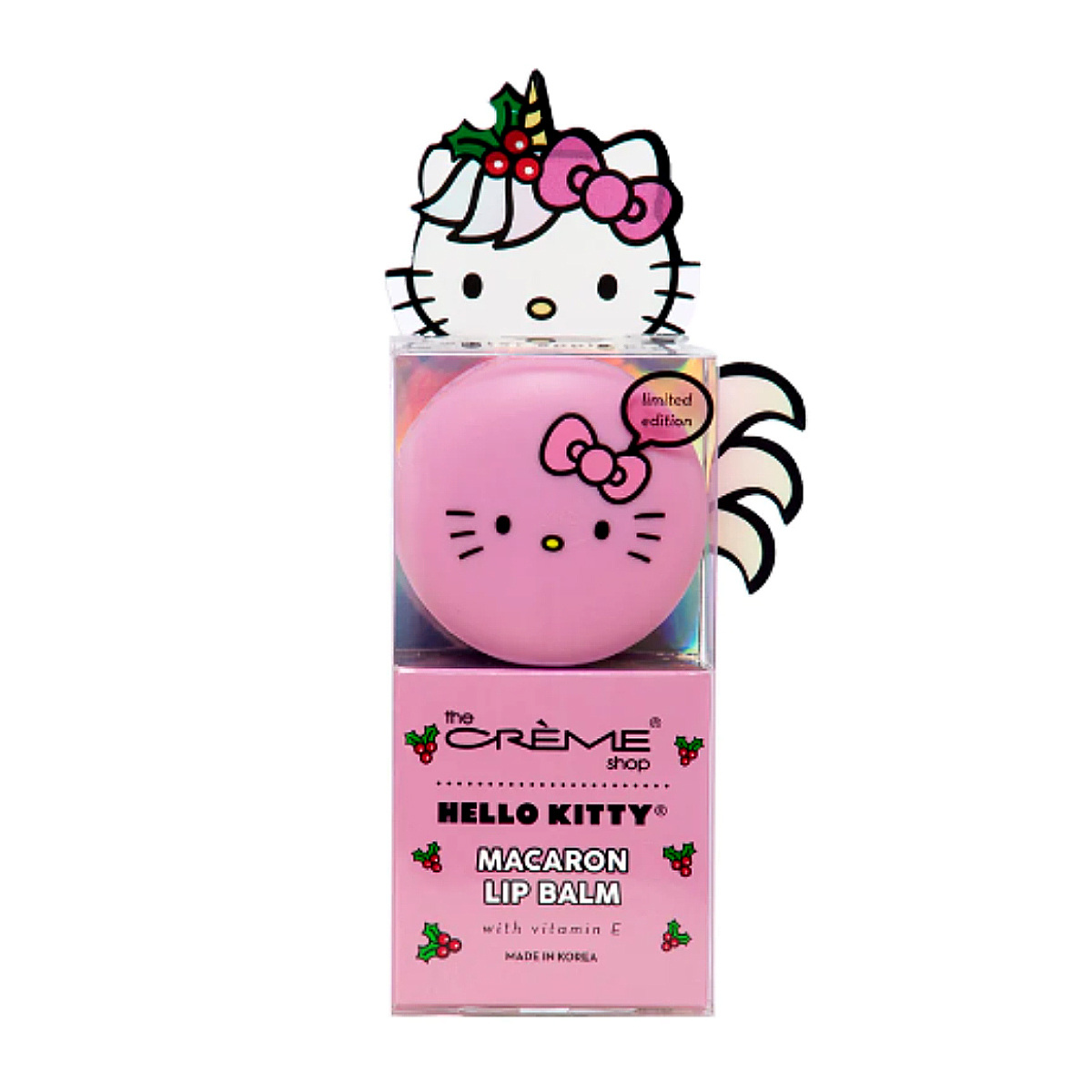 Bálsamo Labial Hello Kitty Unicorn Holiday Macaron