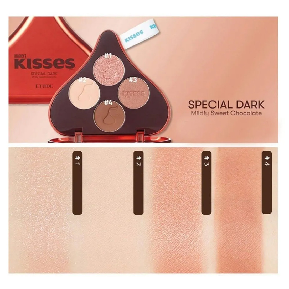 Paleta Sombra Polvo Hershey's Kisses Special